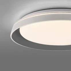 Blendarme LED Deckenlampe Grau Ø43 cm 2630 lm dimmbar