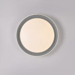 Blendarme LED Deckenlampe Grau Ø43 cm 2630 lm dimmbar