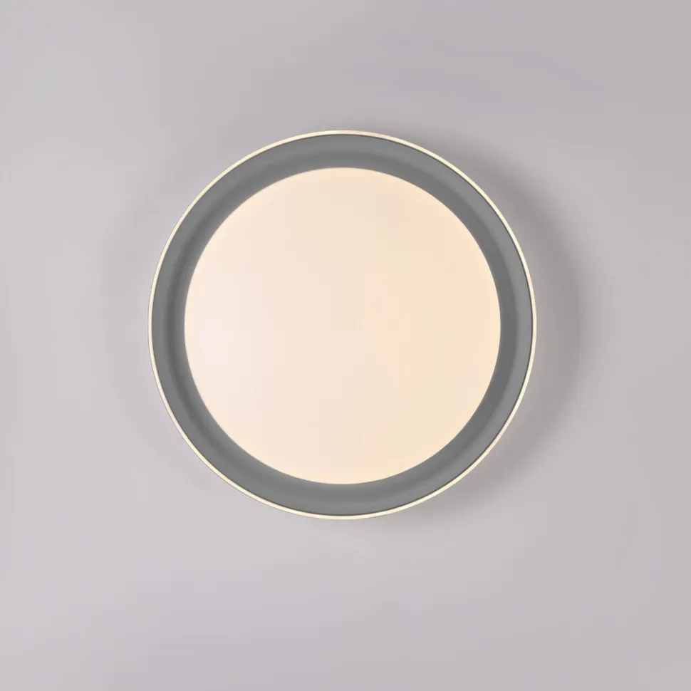 Blendarme LED Deckenlampe Grau Ø43 cm 2630 lm dimmbar