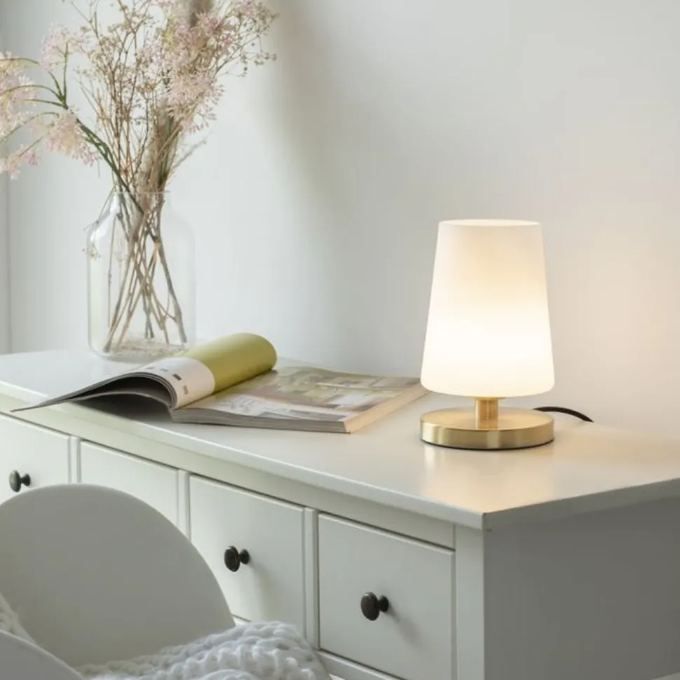 Blendarme Tischlampe dimmbar Touch Glas G9 inklusive