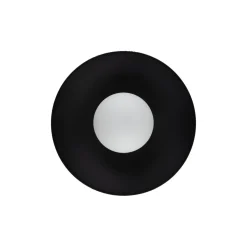 Blendarme Wandlampe Schwarz Metall Glas G9 Ø28 cm