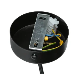 Coole Hängelampe Rif Schwarz mit Zierbügel