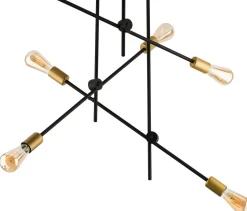 Deckenlampe Axis Schwarz Metall