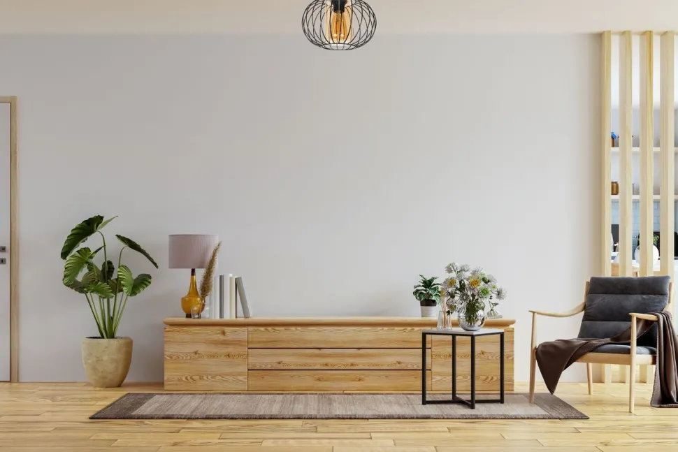 Deckenlampe E27 Ø25 cm Schwarz Honig blendarm Retro