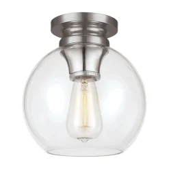 Deckenlampe Glas Metall Kugelschirm Ø22cm E27 FINYA