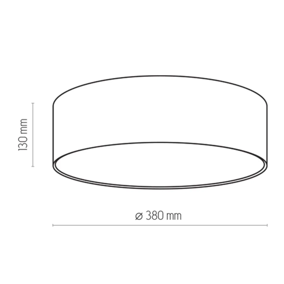 Deckenlampe Grün Ø 38 cm rund flach Kinderzimmer