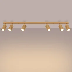 Deckenlampe groß 117 cm lang 4-flammig GU10 in Gold Modern