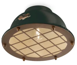 Deckenlampe Keramik E27 Ø 35 cm rund Vintage Design