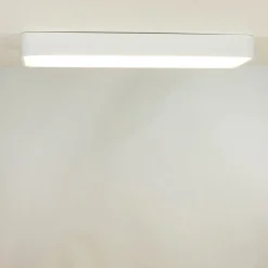 Deckenlampe LED T8 wechselbar Weiß 3000 K 1700 lm Aluminium