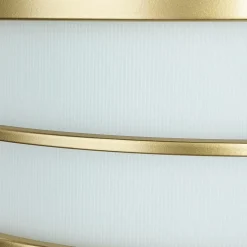 Deckenlampe Messing Creme 3x E27 Ø 34 cm rund SHOJI