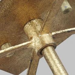 Deckenlampe Metall E14 36,5 cm breit in Antikgold