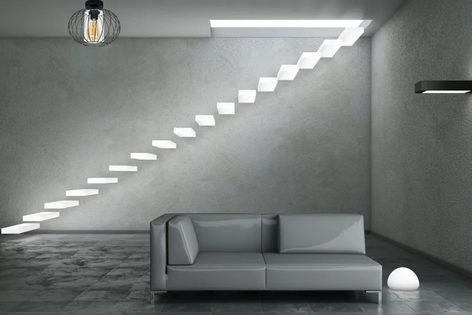 Deckenlampe Metall E27 rund Ø25 cm Schwarz Retro Design