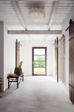 Deckenlampe Metall Glas E27 D: 53 cm in Messing Weiß rund