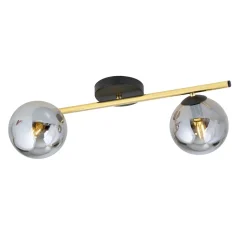 Deckenlampe Schwarz Grau Gold 55 cm klein