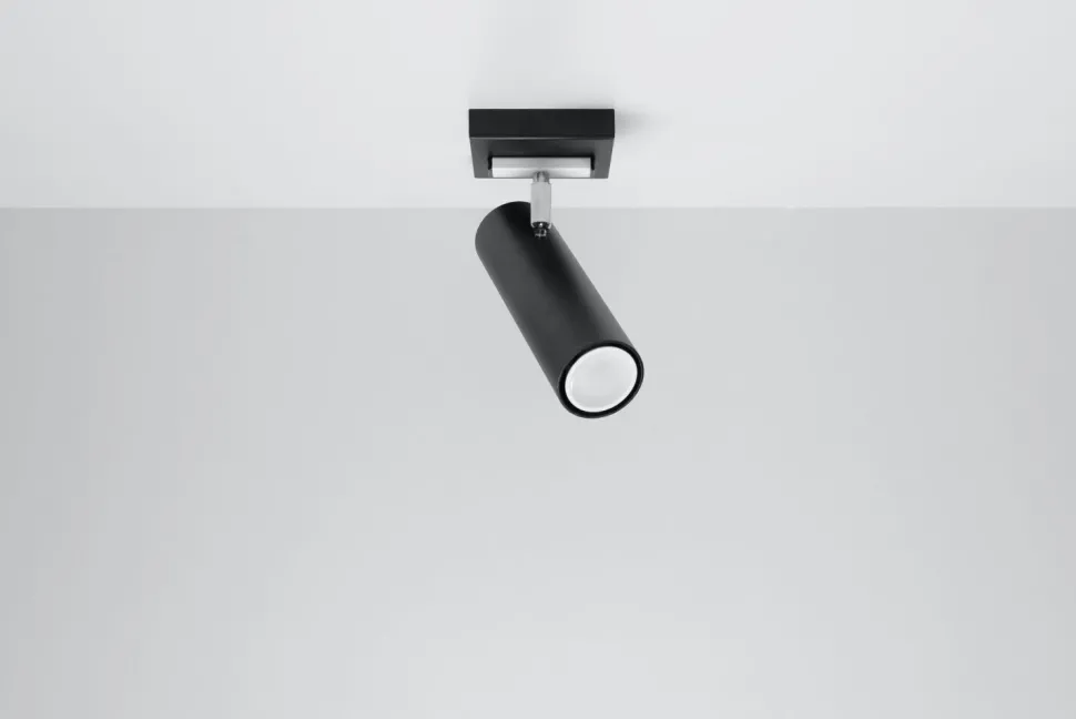 Deckenlampe Schwarz Modern Metall GU10 DUCCIA