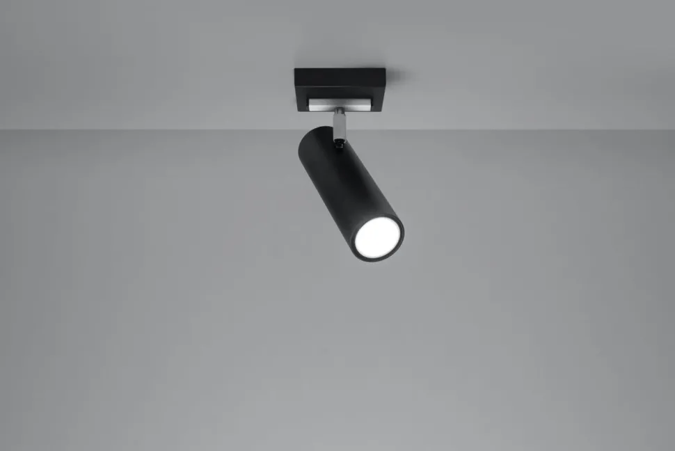 Deckenlampe Schwarz Modern Metall GU10 DUCCIA