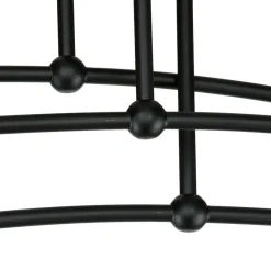 Deckenlampe Schwarz Weiß 6x E14 Modern Metall Glas