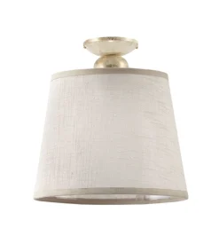 Deckenlampe Stoff Schirm LOCOLA Flur 1xE27 Leuchte