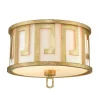Deckenlampe Vintage Mediterran in Creme Gold AIROSO