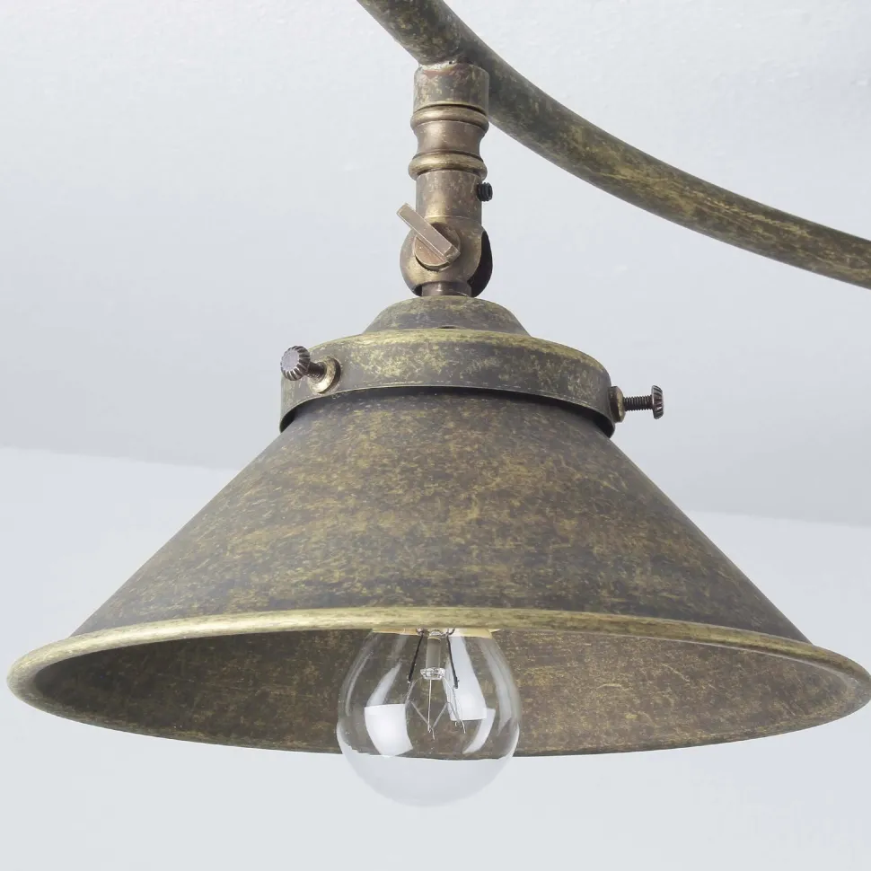 Deckenleuchte Antik Messing Vintage Verstellbar