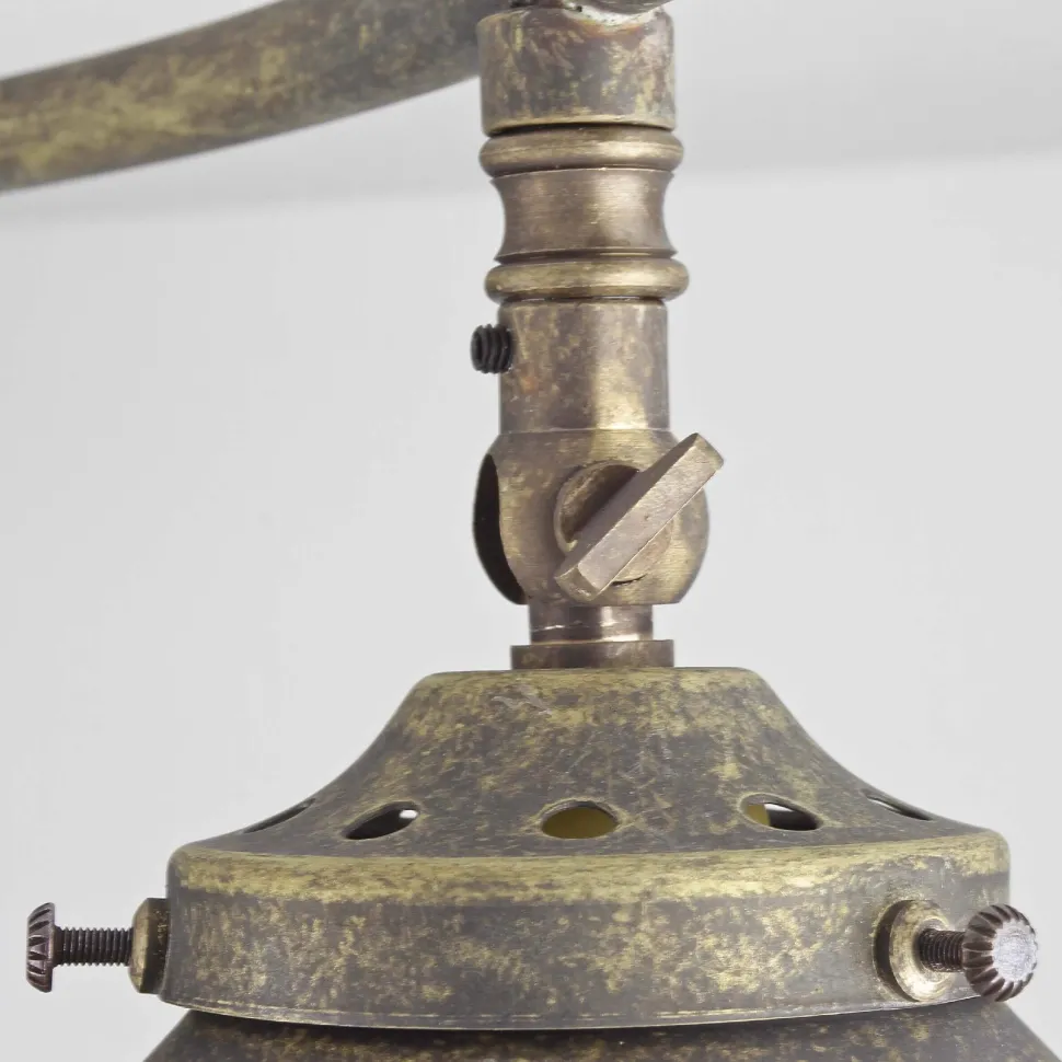 Deckenleuchte Antik Messing Vintage Verstellbar