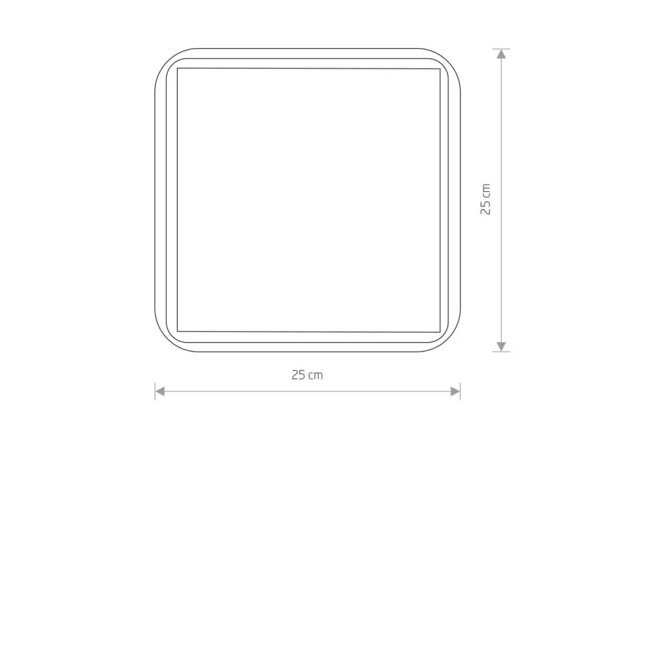 Deckenleuchte Badezimmer IP44 Weiß E27 B: 25 cm klein