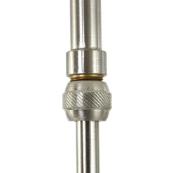 Deckenleuchte blendarm Metall Glas in Stahl Weiß 112 cm