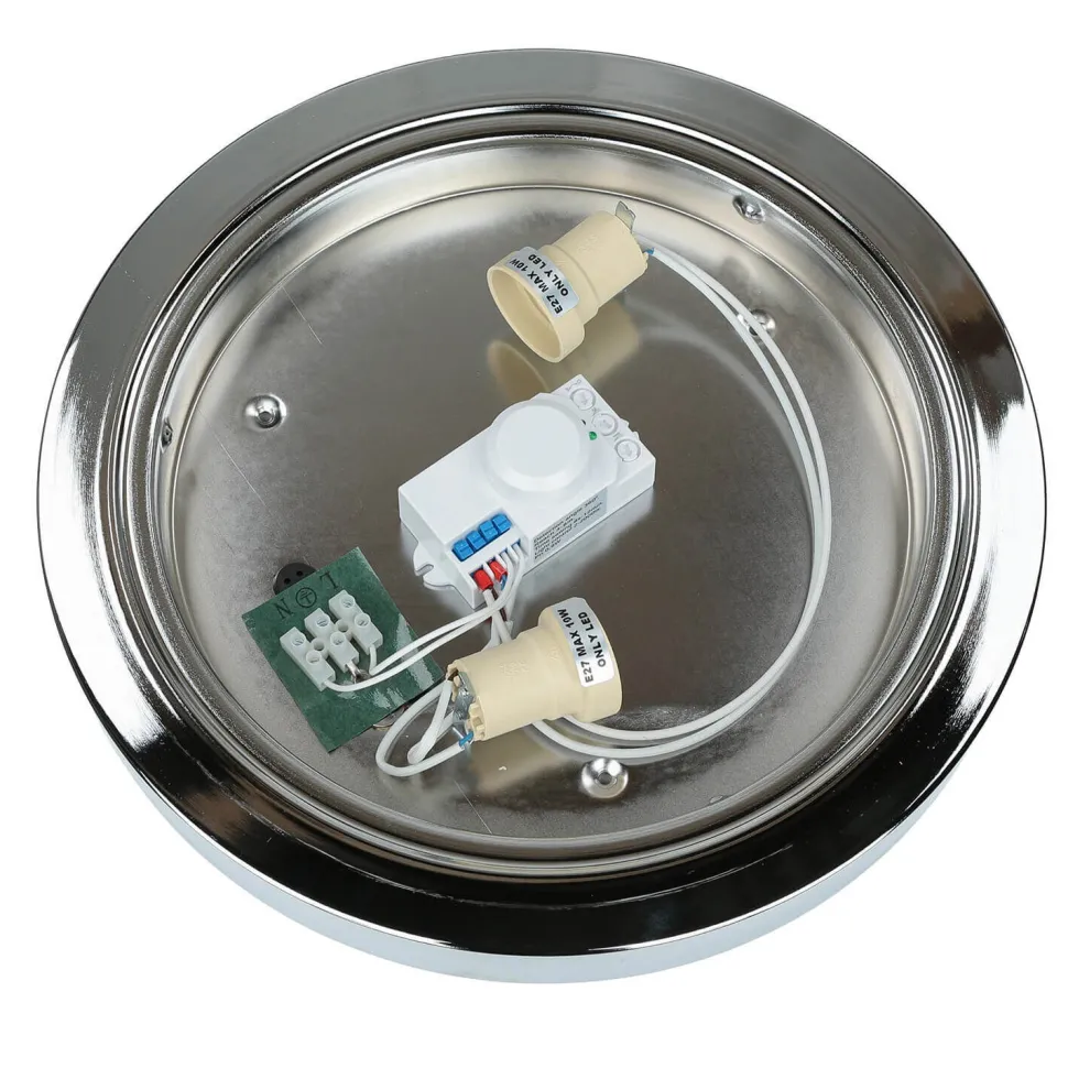 Deckenleuchte Chrom Bad Wohnzimmer Lampe MONI