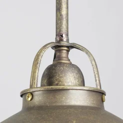 Deckenleuchte echtes Messing in Bronze Antik