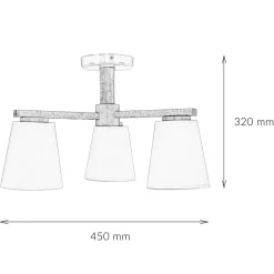 Deckenleuchte Esszimmer Holz Wohnzimmer Lampe