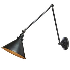 Deckenleuchte ISMENE in Bronze kürzbar Ø30cm Lampe