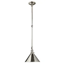 Deckenleuchte ISMENE in Nickel kürzbar Ø30cm Lampe