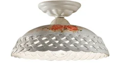 Deckenleuchte Keramik E27 rund Ø 32 cm Landhaus ROSITO