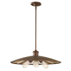 Deckenleuchte LANA Bronze Spiegel Ø55cm Lampe