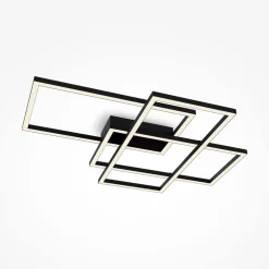 Deckenleuchte LED Metall Schwarz 2900 lm Modern MIA