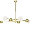 Deckenleuchte Modern in Gold G9 GU10 100 cm elegant