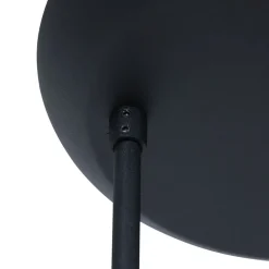 Deckenleuchte Schwarz Opalweiß 120 cm inkl. G9 blendarm