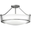 Deckenleuchte SOMBRA Nickel Ø33cm Wohnzimmer Lampe