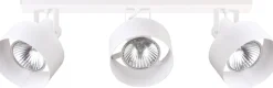 Deckenleuchte Spot Weiß 3 verstellbare Schirm