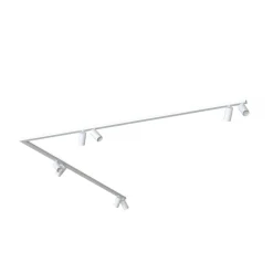 Deckenspot groß 2x 2 m 8-flammig Weiß GU10 schwenkbar