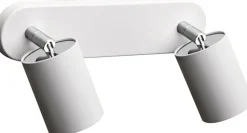 Deckenspot in Weiß 2-flmg