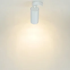 Deckenspot Weiß Gold GU10 Metall verstellbar Modern