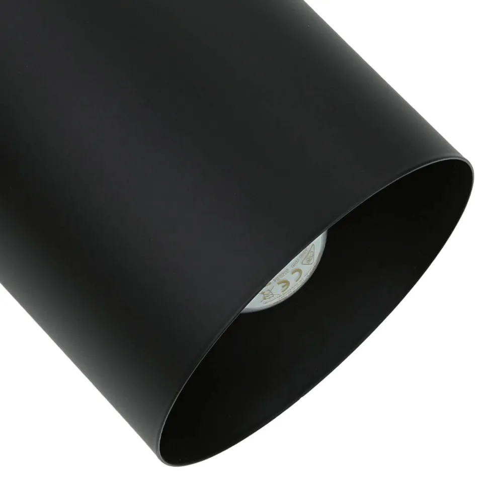 Deckenstrahler Schwarz 2 flmg E27