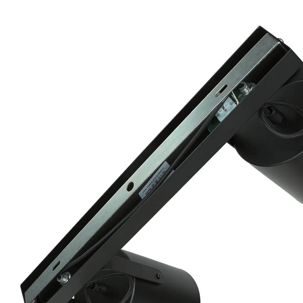 Deckenstrahler Schwarz 2 flmg E27