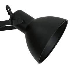 Deckenstrahler Schwarz Metall E14 Retro Wohnzimmer