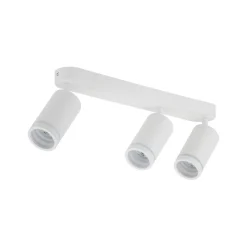 Deckenstrahler Weiß 55 cm lang Metall GU10 3-flammig