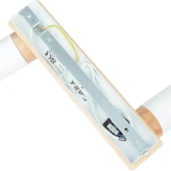 Deckenstrahler Weiß Skandinavisch mit Holz 2x GU10