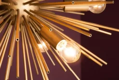 Dekorative Pendelleuchte in Gold kunstvoll ISADIA