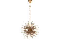 Dekorative Pendelleuchte in Gold kunstvoll ISADIA