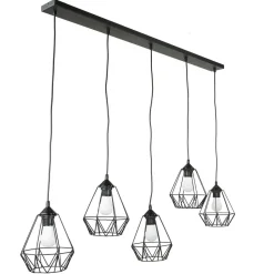 Dekorative Pendelleuchte ARIYAN Retro länglich